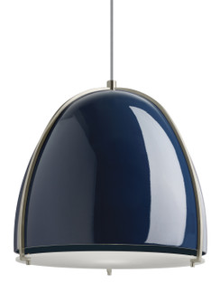 Paravo LED Pendant in Blue/Satin Nickel (182|700TDPRVPUSLED927)