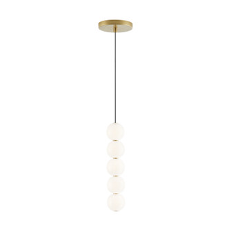 Orbet LED Pendant in Natural Brass (182|700TDOBT5NBLED927)