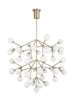 Mara LED Chandelier in Aged Brass (182|700MRAGWRLED927)