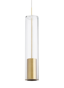 Captra One Light Pendant in Aged Brass (182|700MPCPTCR)