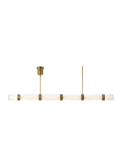Wit LED Suspension in Aged Brass (182|700LSWIT6RLED930)