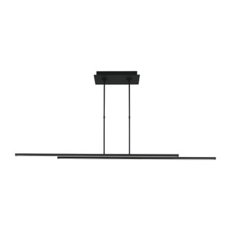Stagger LED Linear Suspension in Nightshade Black (182|700LSSTG260BLED927)