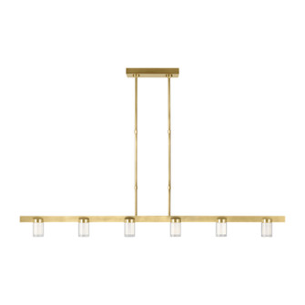 Esfera LED Linear Suspension in Natural Brass (182|700LSESF60NBLED927277)