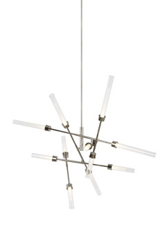 Linger LED Chandelier in Polished Nickel (182|700LNG12ANLED930)