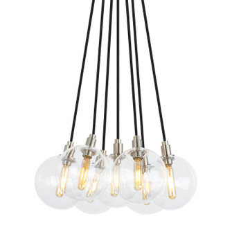 Gambit LED Chandelier in Satin Nickel (182|700GMBMP7CSLED927)