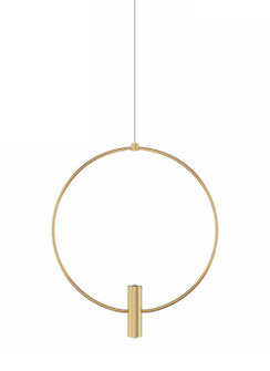 Layla LED Pendant in Natural Brass (182|700FJLAY13NBLED930)