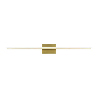 Span LED Bath in Plated Brass (182|700BCSPANB4BRLED930)