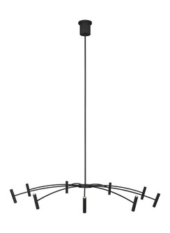 Aerial LED Chandelier in Matte Black (182|700ARL55BLED930)