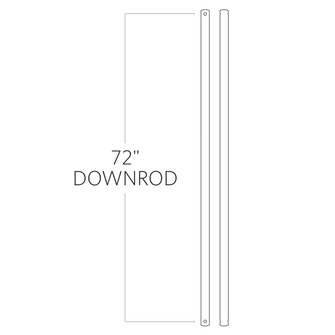 Universal Downrod Downrod in Chrome (71|DR72CH)