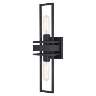 Marquis Two Light Wall Sconce in Matte Black (63|W0347)