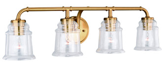 Toledo Four Light Vanity in Natural Brass (63|W0265)