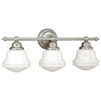 Huntley Three Light Vanity in Satin Nickel (63|W0171)