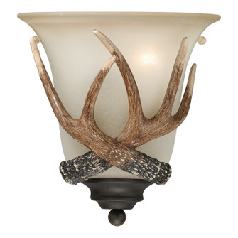 Yoho One Light Wall Sconce in Black Walnut (63|W0148)
