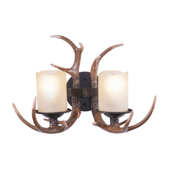 Yoho Two Light Vanity in Black Walnut (63|W0033)