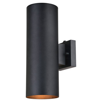 Chiasso Two Light Outdoor Wall Mount in Textured Black (63|T0653)