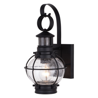 Chatham One Light Outdoor Motion Sensor Wall Mount in Textured Black (63|T0606)