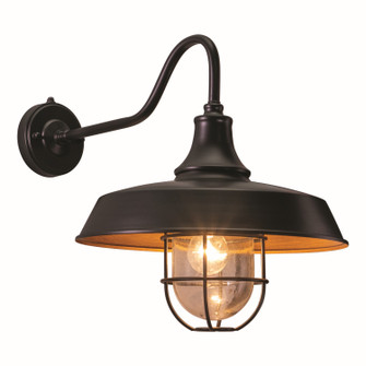Dorado One Light Outdoor Wall Mount in Dark Bronze and Light Gold (63|T0571)