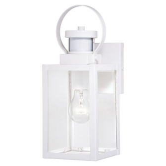 Medinah One Light Motion Sensor Outdoor Wall Light in Textured White (63|T0568)