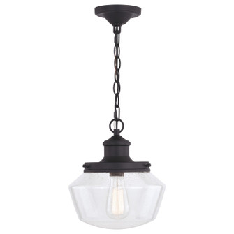 Collins One Light Outdoor Pendant in Matte Black (63|T0547)