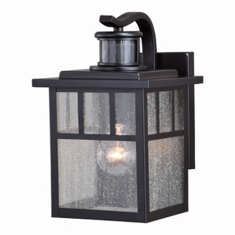 Mission One Light Motion Sensor Outdoor Wall Light in Oil Burnished Bronze (63|T0437)