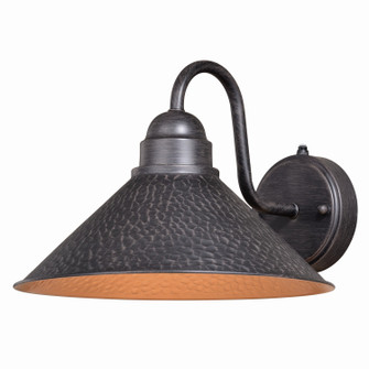 Outland One Light Outdoor Wall Mount in Aged Iron/Light Gold (63|T0350)