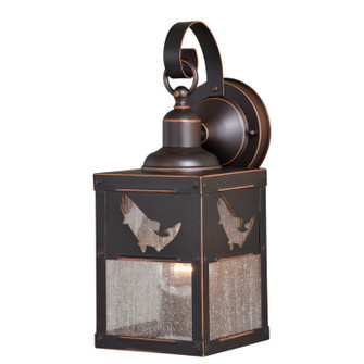 Missoula One Light Outdoor Wall Mount in Burnished Bronze (63|T0332)