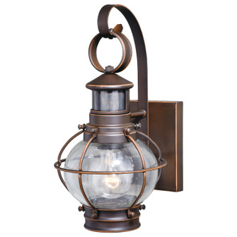 Chatham One Light Motion Sensor Outdoor Wall Light in Burnished Bronze (63|T0326)