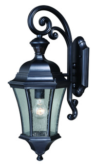 Aberdeen One Light Motion Sensor Outdoor Wall Light in Shiny Black (63|T0320)