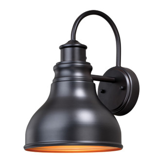 Delano One Light Outdoor Wall Mount in Oil Burnished Bronze/Light Gold (63|T0316)