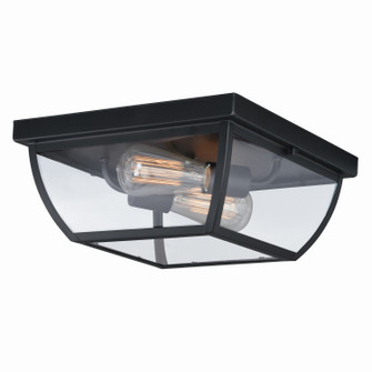 Granville Two Light Outdoor Flush Mount in Oil Burnished Bronze (63|T0212)
