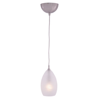 Milano One Light Mini Pendant in Satin Nickel (63|PD57111SN)