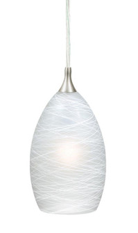 Milano One Light Mini Pendant in Satin Nickel (63|PD57111SN)