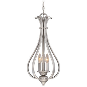 Monrovia Three Light Pendant in Brushed Nickel (63|PD35459BN)