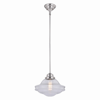Huntley One Light Pendant in Satin Nickel (63|P0268)