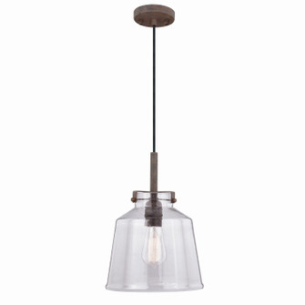 Milone One Light Pendant in Textured Rustic Bronze (63|P0260)