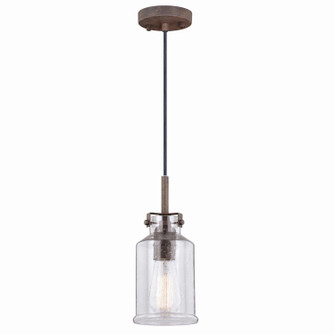 Milone One Light Mini Pendant in Textured Rustic Bronze (63|P0259)
