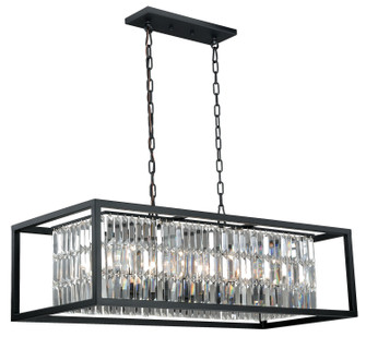 Catana Eight Light Linear Chandelier in Oil Rubbed Bronze (63|P0183)