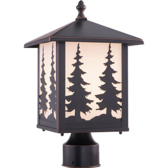 Yosemite One Light Outdoor Post Mount in Burnished Bronze (63|OP33485BBZ)