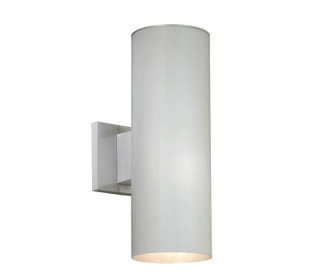 Chiasso Two Light Outdoor Wall Mount in Satin Aluminum (63|COOWB052SL)