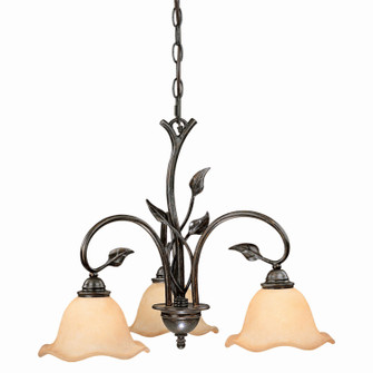 Vine Three Light Chandelier in Oil Shale (63|CH38803OL)