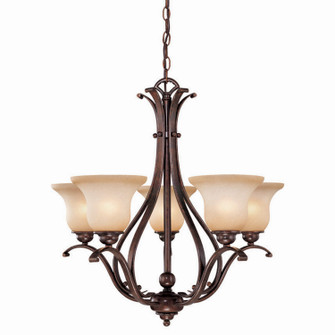 Monrovia Five Light Chandelier in Royal Bronze (63|CH35405RBZB)