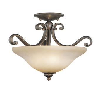 Monrovia Three Light Semi Flush Mount in Royal Bronze (63|CF35417RBZB)