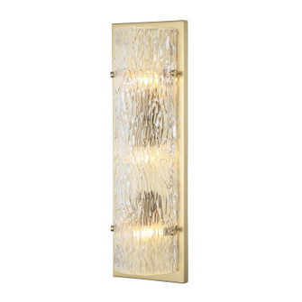 Morgan Three Light Wall Sconce in Satin Brass (137|376W03SB)