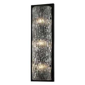 Morgan Three Light Wall Sconce in Black (137|376W03BL)
