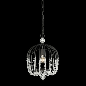 Voliere One Light Pendant in Matte Black (137|343P01MB)