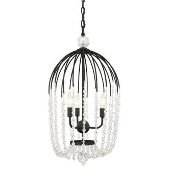 Voliere Three Light Pendant in Matte Black (137|343F03MB)