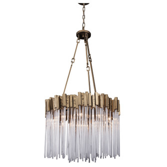 Matrix Nine Light Pendant in Havana Gold (137|309P09HG)