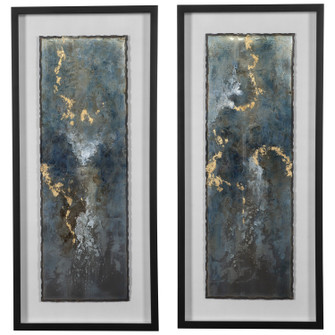Glimmering Agate Abstract Prints in Black (52|41434)