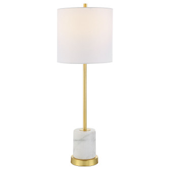 Turret One Light Buffet Lamp in Brushed Gold (52|301661)