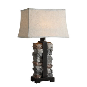 Kodiak One Light Table Lamp in Rustic Black (52|278061)
